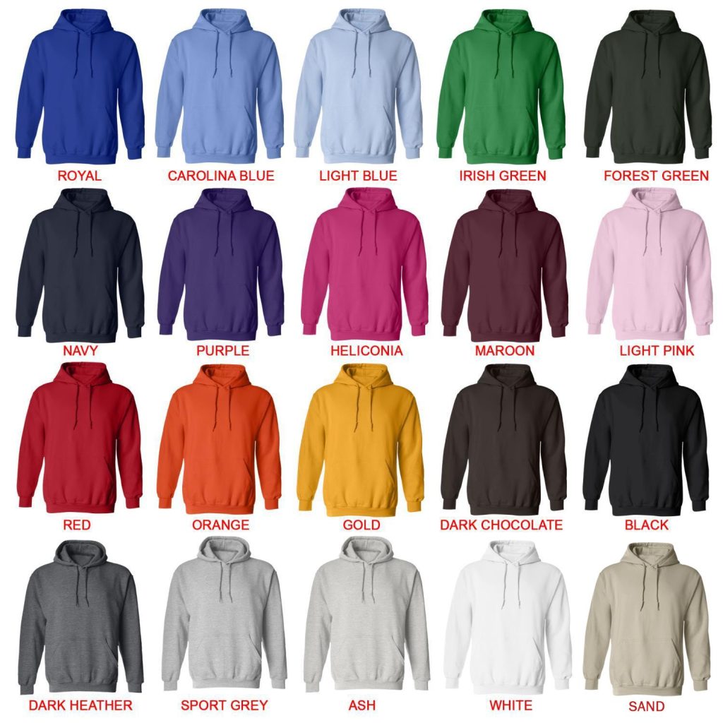 hoodie color chart - Shin Megami Tensei Merch