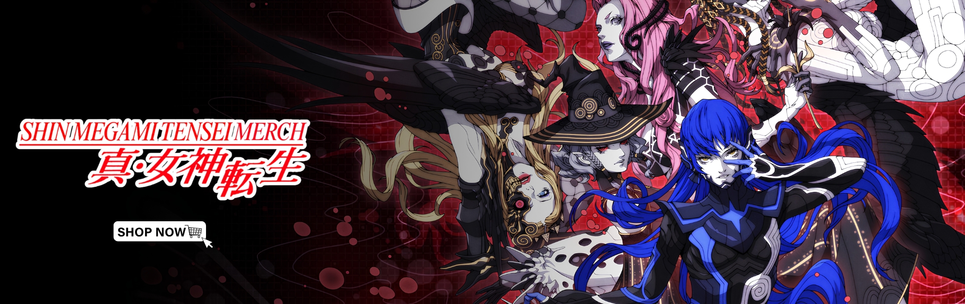 Shin Megami Tense Merch Banner - Shin Megami Tensei Merch